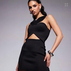ASOS Black Cutout Mini Dress